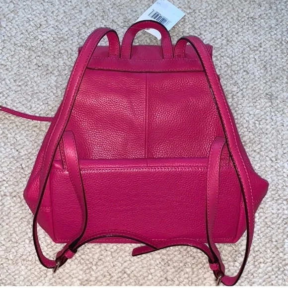❌SOLD!❌ Kate Spade NWT Hot Pink Leather Backpack “Small Breezy Mulberry Street” - Picture 4 of 11